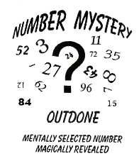 Number Mystery Outdone