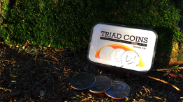 Triad Coins (US Gimmick and Online Instructions)