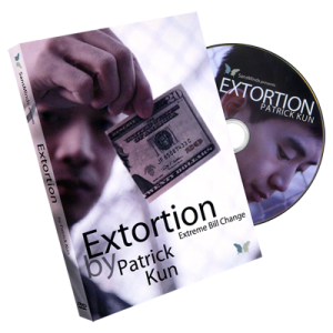 Extortion (DVD and Gimmick) by Patrick Kun and SansMinds - Trick