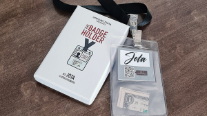 BADGE HOLDER (Gimmick and Online Instructions) by JOTA