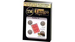 Autho 4 Half Dollar (D0178) (Gimmicks and Online Instructions) by Tango
