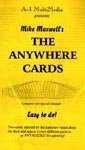 The Anywhere Cards by Mike Maxwell