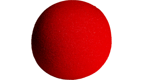 4 inch Professional Sponge Ball Soft (Red) from Magic by Gosh