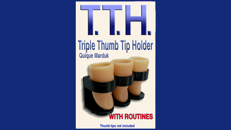 TRIPLE THUMB TIP HOLDER by Quique Marduk