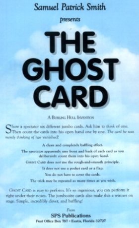 The Ghost Card by SPS Publications