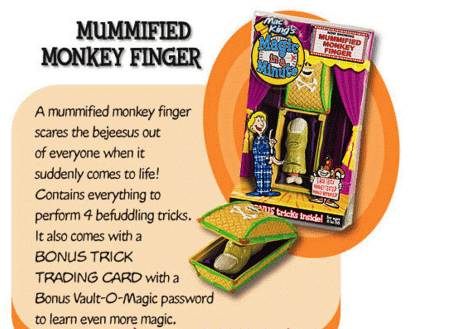 Mummified Monkey Finger by Mac Kings